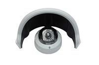 Hikvision Digital Technology DS-1250ZJ Beschermdak voor bewakingscamera, compatibel met DS-2CD45XXF(WD)-I(Z)(H) (S), voor buiten, wit, 264,7 x 152 mm - thumbnail