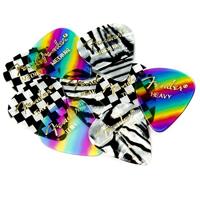 Fender 351 Shape Premium Picks Zebra Heavy (set van 12) - thumbnail