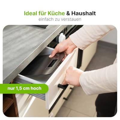 Profi Cook PC-KW 1061 Keukenweegschaal Digitaal Weegbereik (max.)=5 kg RVS, Zwart 220 x 165 x 15 - thumbnail