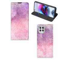 Bookcase Motorola Moto G100 Pink Purple Paint - thumbnail