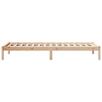 Bedframe extra lang zonder matras massief grenenhout 100x210 cm - thumbnail