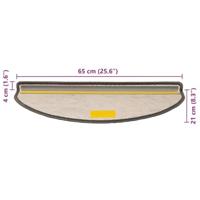 Trapmatten zelfklevend Sisal-Look 30 st 65x21x4 cm bruin beige - thumbnail