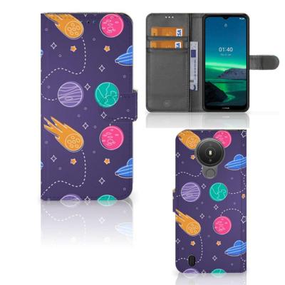 Nokia 1.4 | Wallet Case | met Pasjes | Space