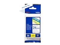 Labeltape Brother TZe, TZ TZe-253 PET Tapekleur: Wit Tekstkleur:Blauw 24 mm 8 m - thumbnail