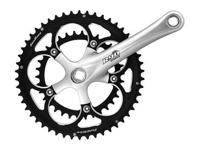 Sunrace crankstel fcr9f 9-speed 50/34t. 170mm zwart aluminium - thumbnail