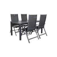 Hartman Aruba|Alma 160 cm. tuinset - 5-delig verstelbaar - thumbnail