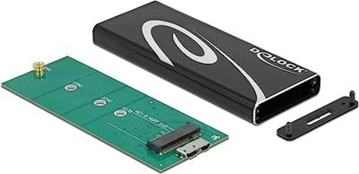 DeLOCK 42007 behuizing voor opslagstations SDD-behuizing Zwart M.2