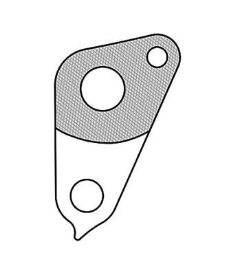 Union derailleurpad gh-159 specialized met schroefset