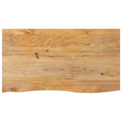 Tafelblad met natuurlijke rand 110x60x2,5 cm massief mangohout