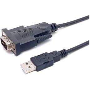 Equip 133391 seriële kabel Zwart 1,5 m USB Type-A DB-9 Equip 133391 seriële kabel Zwart 1,5 m USB Type-A DB-9