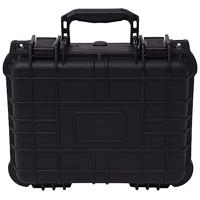 VidaXL Beschermende materiaalkoffer 35x29,5x15 cm zwart - thumbnail