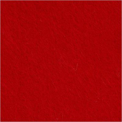 Creativ Company Hobbyvilt, vel 42x60 cm, dikte 3 mm, rood, 1 vel