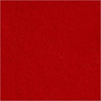 Creativ Company Hobbyvilt, vel 42x60 cm, dikte 3 mm, rood, 1 vel - thumbnail
