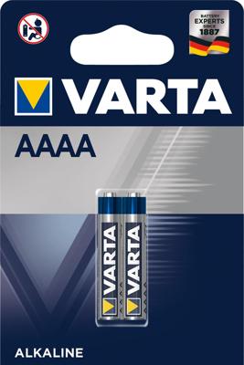 VARTA batterij "professional electronics" battery aaaa 2er-sb professional