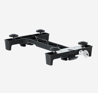 Tubus Racktime adapterplaat snap-it 2.0 met slot en voeten