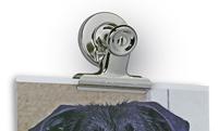MAUL papierklem bulldogclip magnetisch 40mm blister 2 verchroomd - thumbnail