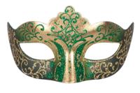 Masker Venetiaans groen - thumbnail