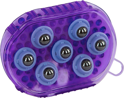 Borstel magneet massage paars