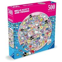 Hello Kitty and Friends Round Jigsaw Puzzle (500 pieces) - thumbnail