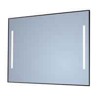 Spiegel Sanicare Q-Mirrors 65x70 cm Vierkant Met Links & Rechts LED Cold White, Omlijsting Aluminium incl. ophangmateriaal Met Afstandsbediening - thumbnail