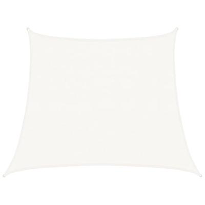 VidaXL Zonnezeil 160 g/m² 3/4x3 m hdpe wit