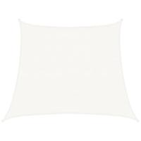 VidaXL Zonnezeil 160 g/m² 3/4x3 m hdpe wit - thumbnail