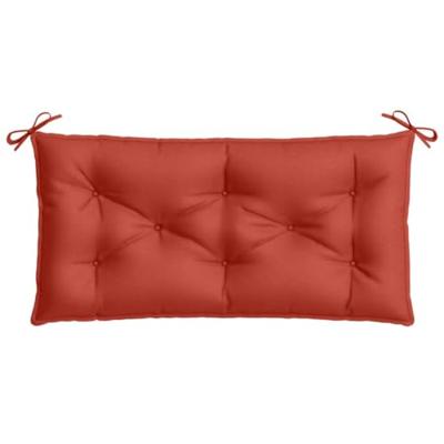 VidaXL Tuinbankkussen 100x50x7 cm stof gemêleerd rood VidaXL Tuinbankkussen 100x50x7 cm stof gemêleerd rood