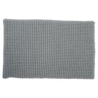 Badmat Differnz Wafel 50x80 cm Katoen Grijs Differnz - thumbnail