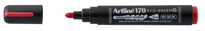 Permanent marker artline 170 eco rond m rood | 12 stuks