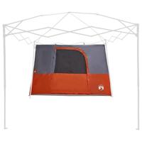 Tent met dak Anders Grijs en Oranje en Zwart - thumbnail