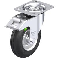 Blickle L-VW 125R-FI Zwenkwiel met rem Wieldiameter: 125 mm Draagvermogen (max.): 50 kg 1 stuk(s) - thumbnail