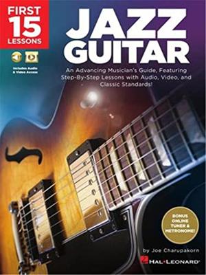 Hal Leonard First 15 Lessons Jazz Guitar lesboek voor gitaar