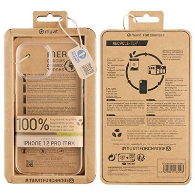 Telefoonhoes Muvit for Change iPhone 12 Pro Max Transparant Telefoonhoes Muvit for Change iPhone 12 Pro Max Transparant