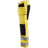 Blåkläder Werkbroek met stretch High-Vis 15521811 | High-Vis Geel/Zwart | Maat 50 - 7330509546420 - thumbnail