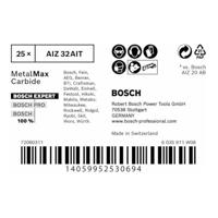 Bosch Accessoires Expert MetalMax AIZ 32 AIT multitoolzaagblad 40 x 32 mm - 1 stuk(s) - 2608900017 - thumbnail
