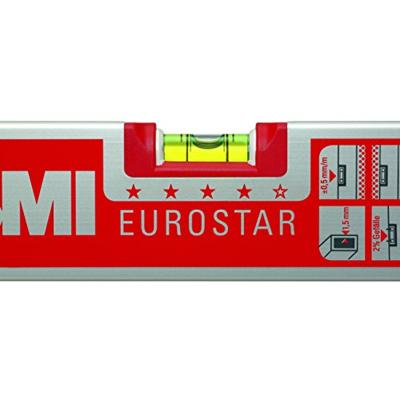 BMI Eurostar 690080E Metalen waterpas 80 cm 0.5 mm/m