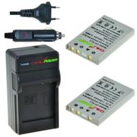 2 x EN-EL5 accu's voor Nikon - Charger Kit + car-charger - UK version - thumbnail