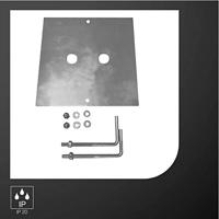 SLV Concrete anchor for SQAURE POLE 1000343 Bevestigingsset RVS - thumbnail