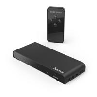 Hama HDMI-SPLITTER 3X1 4K Switch Zwart - thumbnail