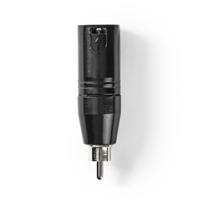Nedis COTP15931BK Xlr Adapter Xlr 3-pin Male - Rca Male 1 Piece Metal - thumbnail