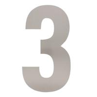 Intersteel XXL huiscijfer 50 cm hoog - RVS - thumbnail