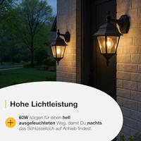 Wandlamp Brilliant 44282/06 Zwart Metaal 60 W E27 - thumbnail