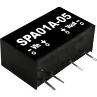 MEAN WELL SPA01A-12 DC/DC-convertermodule 83 mA 1 W Aantal uitgangen: 1 x Inhoud 1 stuk(s) - thumbnail