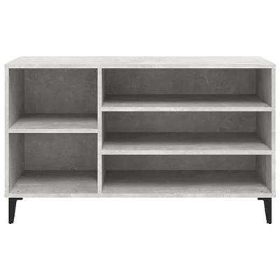 Schoenenkast 102x36x60 cm bewerkt hout betongrijs Schoenenkast 102x36x60 cm bewerkt hout betongrijs