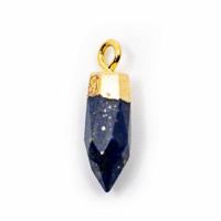 Edelsteenhanger Punt Lapis Lazuli (12 mm) - thumbnail