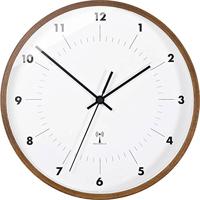 TFA Dostmann 98.1097 Wandklok Zendergestuurd 25.5 cm x 5 cm Hout - thumbnail