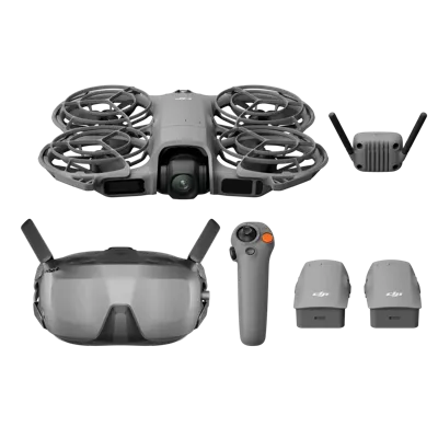 Drone - DJI - Neo 2 Motion Fly More Combo - 1/1.3" 48MP camera - 4K HDR-video - Bewegingscontroller - 3-batterijset