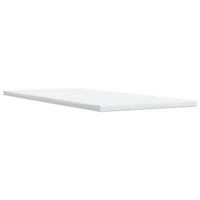 Boxspring met matras stof blauw 100x200 cm