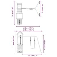 Speelhuis massief grenenhout - thumbnail