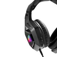 Rush ER30 - Gaming Headset - Hoofdtelefoon ( oorkap ) - Zwart/RGB - thumbnail